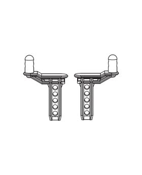 Body mounts front