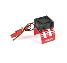 Modr Fläkt och kylfläns 5-8,45v